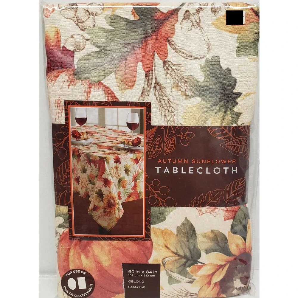 Printed Fabric Tablecloth 60